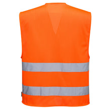 Load image into Gallery viewer, Portwest Hi-Vis Mesh Two Band Vest C374
