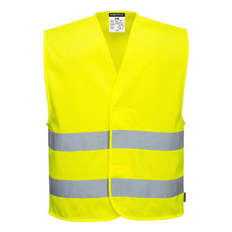 Portwest Hi-Vis Mesh Two Band Vest C374