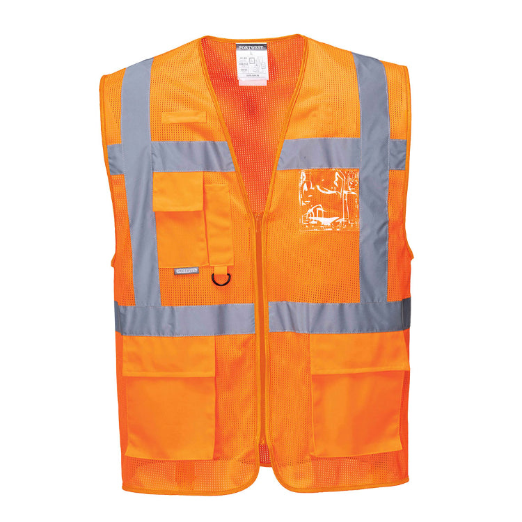 Portwest Athens Hi-Vis Mesh Executive Vest C376