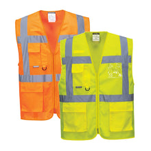 Load image into Gallery viewer, Portwest Athens Hi-Vis Mesh Executive Vest C376
