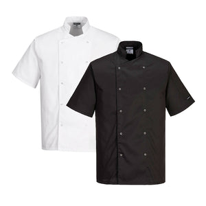 Portwest Cumbria Chefs Jacket S/S C733