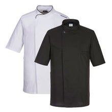Load image into Gallery viewer, Portwest Surrey Chefs Jacket S/S C735
