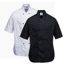 Load image into Gallery viewer, Portwest Rachel Women&#39;s Chefs Jacket S/S C737
