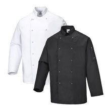 Load image into Gallery viewer, Portwest Suffolk Chefs Jacket L/S C833

