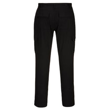 Load image into Gallery viewer, Portwest Combat Trousers with Cut Resistant Front Black CR40
