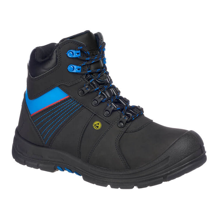 Portwest Compositelite Protector Safety Boot S3 ESD HRO Black/Blue FD37