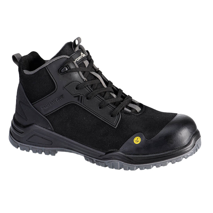 Portwest Bevel Composite Mid Boot S3S ESD SR FO FE01