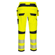 Load image into Gallery viewer, Portwest PW3 FR Hi-Vis Holster Trousers Yellow/Black FR407
