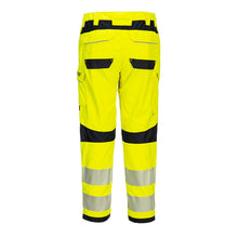 Load image into Gallery viewer, Portwest PW3 FR Hi-Vis Women&#39;s Work Trousers Yellow/Black FR409
