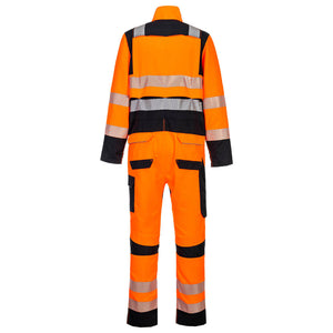 Portwest PW3 FR HVO Coverall Orange/Black FR509