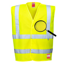 Load image into Gallery viewer, Portwest Hi-Vis Anti Static Vest - Flame Resistant FR71
