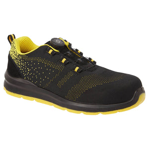 Portwest Compositelite Wire Lace Safety Trainer Knit S1P FT08