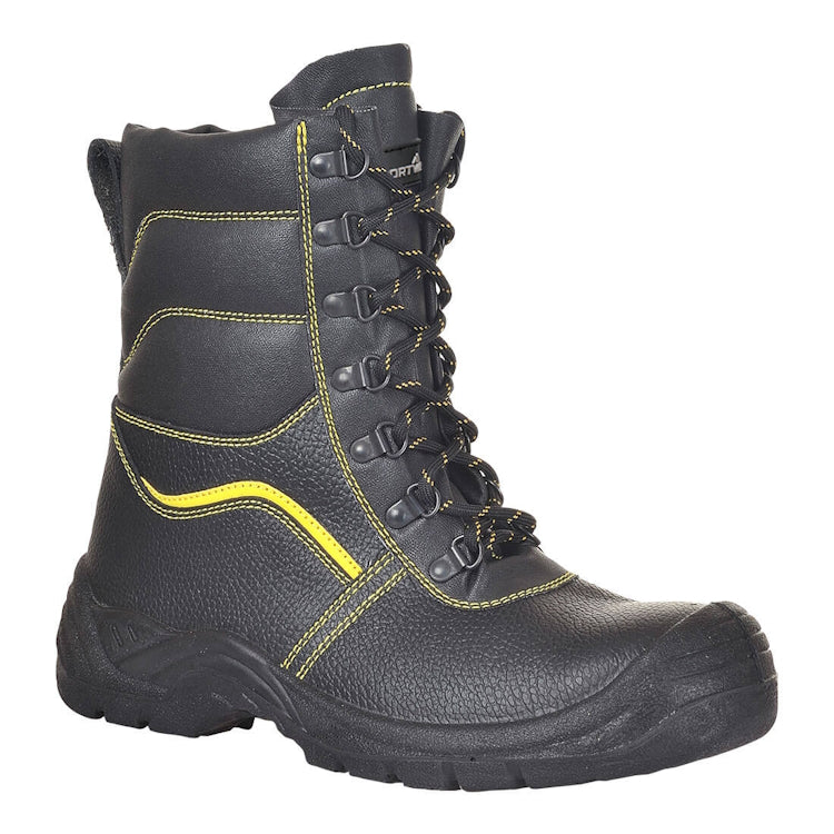 Portwest Steelite Fur Lined Protector Boot S3 CI Black FW05