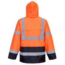 Load image into Gallery viewer, Portwest Hi-Vis Contrast Classic Rain Jacket H443
