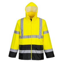 Load image into Gallery viewer, Portwest Hi-Vis Contrast Classic Rain Jacket H443
