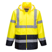Load image into Gallery viewer, Portwest Hi-Vis Contrast Classic Rain Jacket H443
