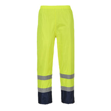Load image into Gallery viewer, Portwest Hi-Vis Contrast Classic Rain Trousers H444
