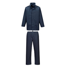 Load image into Gallery viewer, Portwest Sealtex Essential Rainsuit (2 Piece Suit) Navy L450
