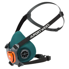 Load image into Gallery viewer, Portwest Silicone Half Mask Blue P431
