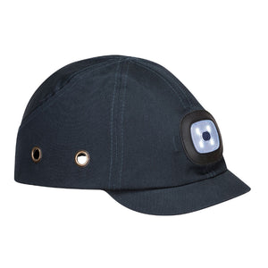 Portwest USB Rechargeable LED Bump Cap Navy PW29