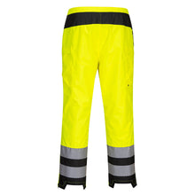 Load image into Gallery viewer, Portwest PW3 Hi-Vis Women&#39;s Rain Trousers PW386
