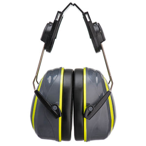 Portwest HV Extreme Ear Defenders Medium Clip-On Grey/Yellow PW76