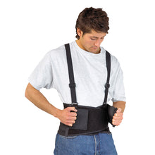 Load image into Gallery viewer, Portwest Back Support Belt Black PW80
