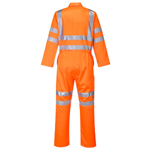 Portwest Hi-Vis Polycotton Service Coverall Orange RT42 (Tall or Regular)