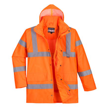 Load image into Gallery viewer, Portwest Hi-Vis Breathable Rain Traffic Jacket RT60
