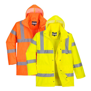 Portwest Hi-Vis Breathable Rain Traffic Jacket RT60