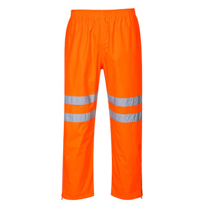 Portwest Hi-Vis Breathable Rain Trousers Orange RT61