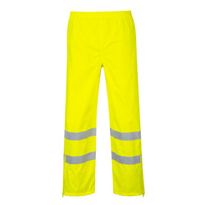 Portwest Hi-Vis Breathable Rain Trousers Yellow S487
