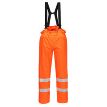 Load image into Gallery viewer, Portwest Bizflame Rain Unlined Hi-Vis Antistatic FR Trousers S780
