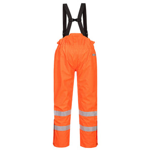 Portwest Bizflame Rain Lined Hi-Vis Antistatic FR Trousers S781