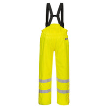 Load image into Gallery viewer, Portwest Bizflame Rain Lined Hi-Vis Antistatic FR Trousers S781
