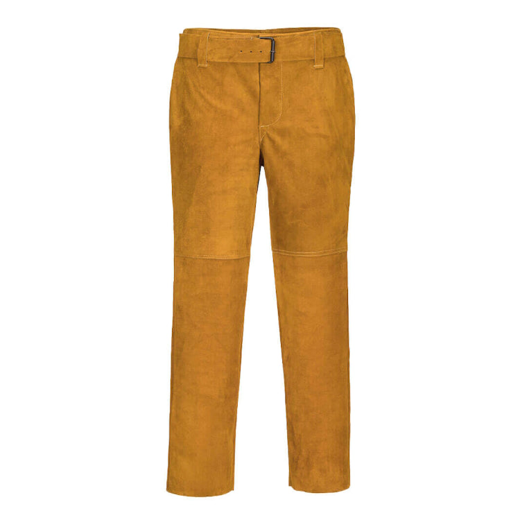 Portwest Leather Welding Trousers Tan SW31
