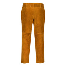 Load image into Gallery viewer, Portwest Leather Welding Trousers Tan SW31
