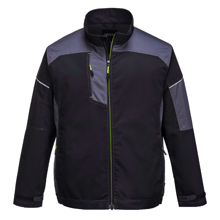 Portwest PW3 Work Jacket Black/Zoom Grey T603