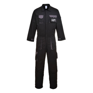 Portwest Texo Contrast Coverall Black TX15