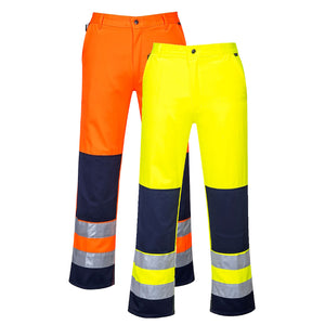 Portwest Seville Hi-Vis Contrast Work Trousers TX71