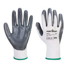 Load image into Gallery viewer, Portwest Vending Flexo Grip Glove White/Grey VB310 (Pack of 288 pairs)
