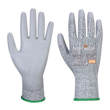 Load image into Gallery viewer, Portwest Vending Cut B13 PU Glove Grey VB620 (Pack of 144 pairs)
