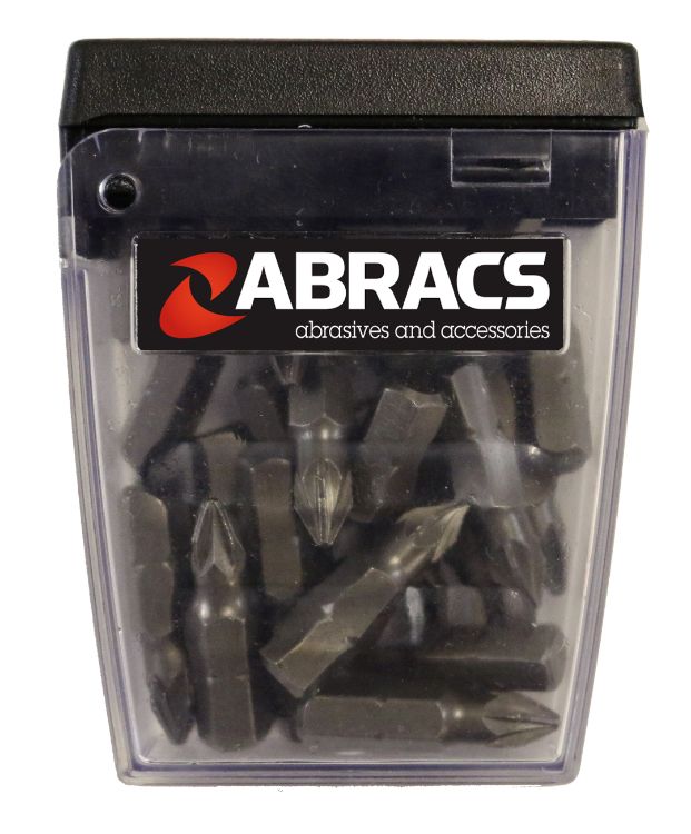 Abracs 25mm Screwdriver Bit PZ2 (25pc)