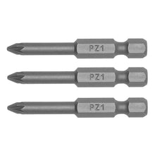Load image into Gallery viewer, Teng Bit PZ1 50mm Long 1/4" Hex Drive 3pcs
