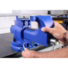 Load image into Gallery viewer, Sealey Vice 150mm (6&quot;) Quick Action Swivel Base Cast Iron
