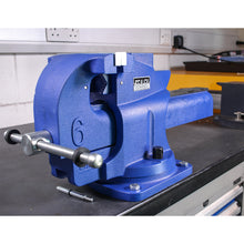 Load image into Gallery viewer, Sealey Vice 150mm (6") Quick Action Swivel Base Cast Iron
