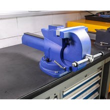 Load image into Gallery viewer, Sealey Vice 200mm Quick Action Swivel Base Cast Iron
