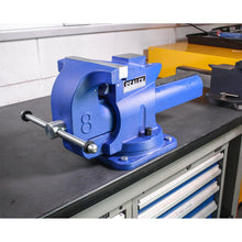 Load image into Gallery viewer, Sealey Vice 200mm Quick Action Swivel Base Cast Iron
