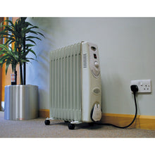 Load image into Gallery viewer, Sealey Oil-Filled Radiator 2500W/230V 11-Element
