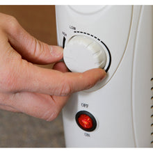 Load image into Gallery viewer, Sealey Oil-Filled Radiator Mini 800W/230V 6-Element
